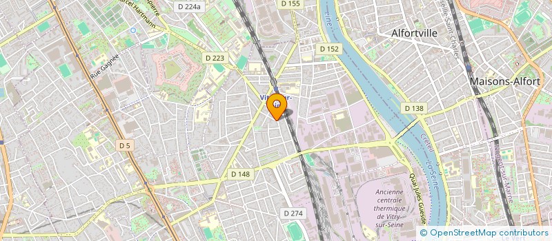 localisation de l'entreprise MONSIEUR LUCIEN AMALRIC  VITRY-SUR-SEINE