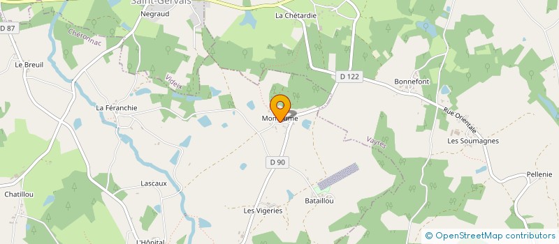 localisation de l'entreprise MONSIEUR LUCIEN ANDRE à CHERONNAC