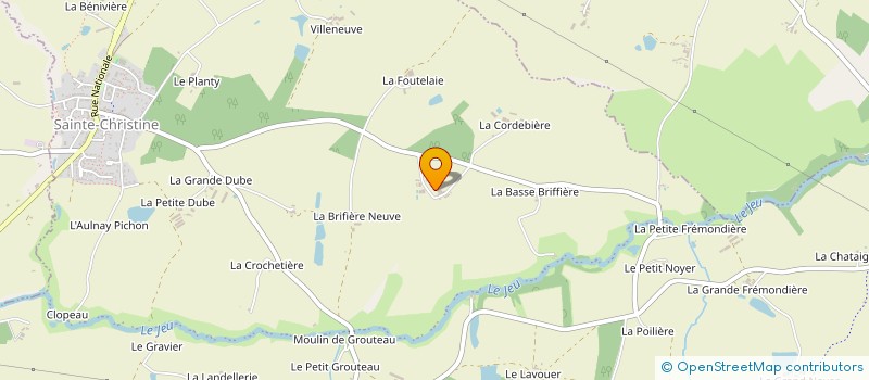 localisation de l'entreprise MONSIEUR LUCIEN AUGEREAU  CHEMILLE-EN-ANJOU