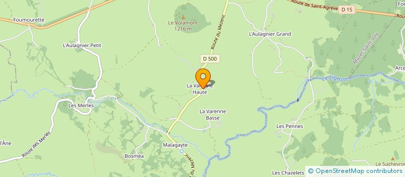 localisation de l'entreprise MONSIEUR LUCIEN AUGRY  MAZET-SAINT-VOY