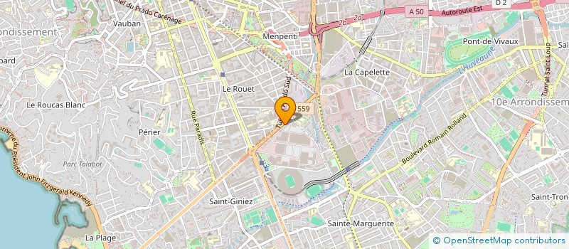 localisation de l'entreprise MONSIEUR LUCIEN BAGUR à MARSEILLE