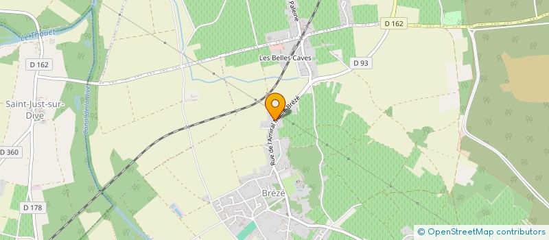 localisation de l'entreprise MONSIEUR LUCIEN BAILLERGEON à BELLEVIGNE-LES-CHATEAUX