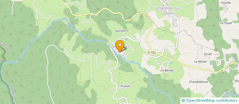 localisation de l'entreprise MONSIEUR LUCIEN BALEYDIER  MAROLS