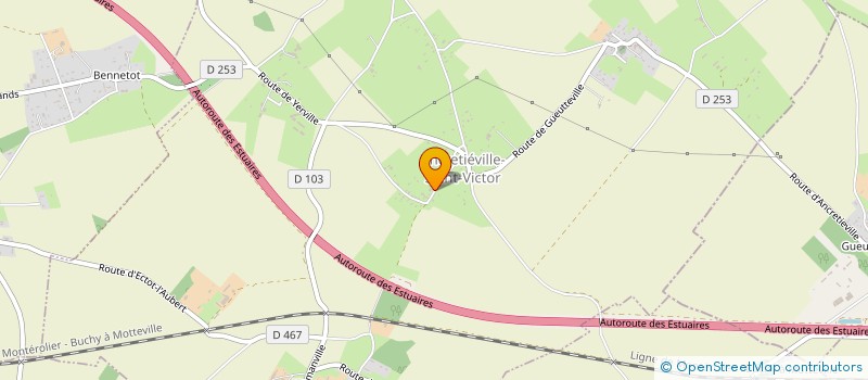 localisation de l'entreprise MONSIEUR LUCIEN BALLUE  ANCRETIEVILLE-SAINT-VICTOR