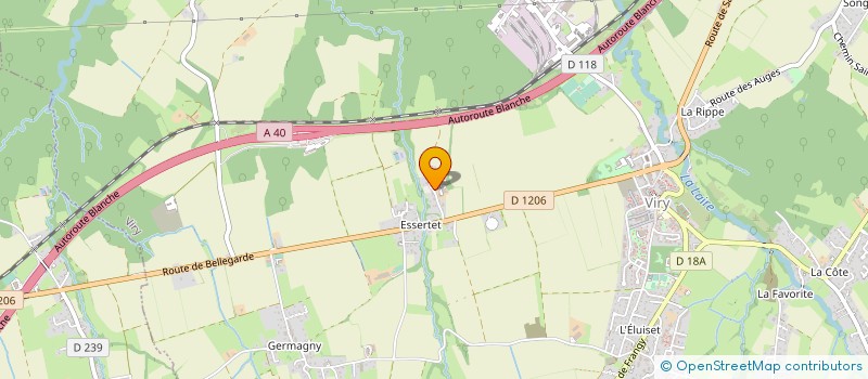 localisation de l'entreprise MONSIEUR LUCIEN BARBIER  VIRY