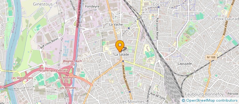 localisation de l'entreprise MONSIEUR LUCIEN BARDET à TOULOUSE