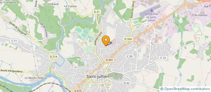 localisation de l'entreprise MONSIEUR LUCIEN BARTHELEMY  SAINT JUNIEN