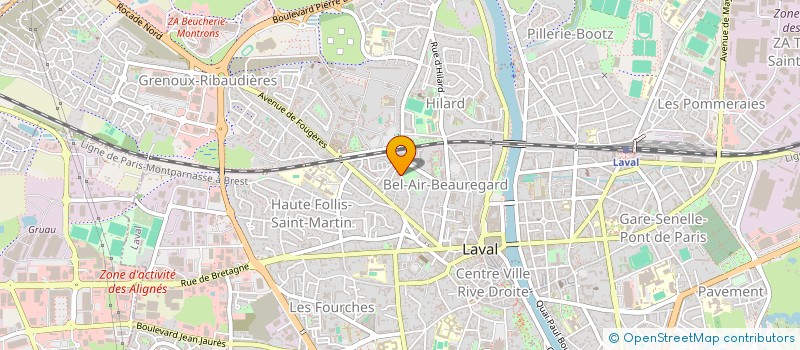 localisation de l'entreprise MONSIEUR LUCIEN BATTINI à LAVAL