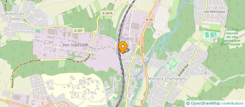 localisation de l'entreprise MONSIEUR LUCIEN BAZIN  ETAMPES