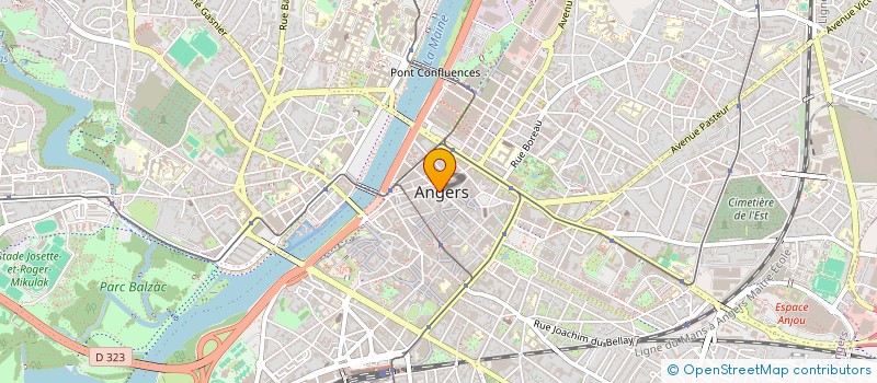localisation de l'entreprise MONSIEUR LUCIEN BECUWE à ANGERS
