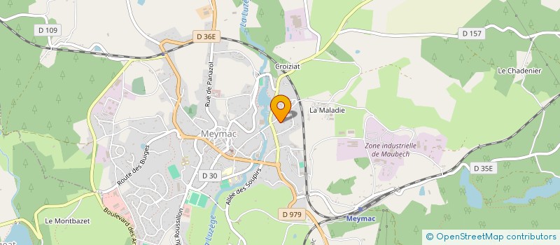 localisation de l'entreprise MONSIEUR LUCIEN BEGLIOMINI à MEYMAC