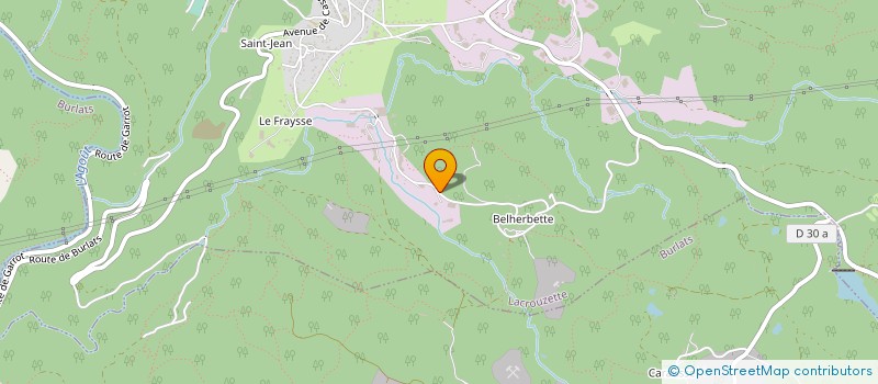 localisation de l'entreprise MONSIEUR LUCIEN BEL  LACROUZETTE