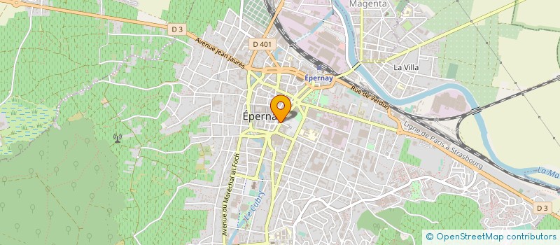 localisation de l'entreprise MONSIEUR LUCIEN BERTIN à EPERNAY