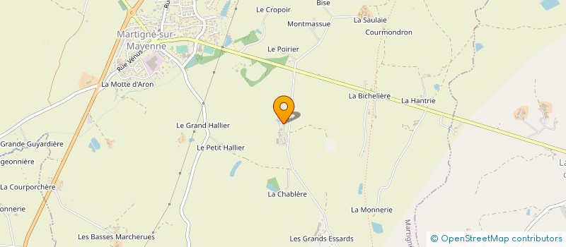 localisation de l'entreprise MONSIEUR LUCIEN BERTRON à MARTIGNE-SUR-MAYENNE