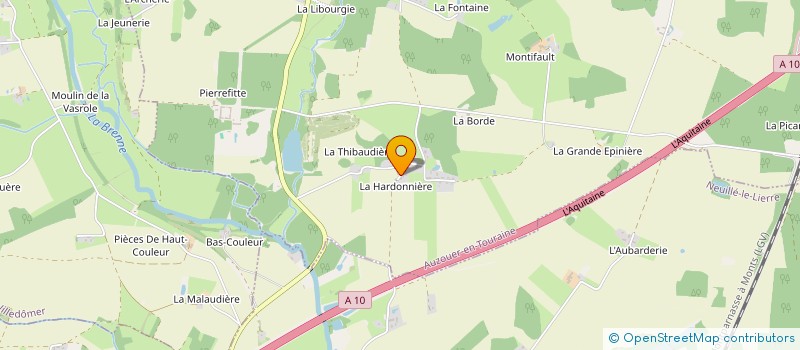 localisation de l'entreprise MONSIEUR LUCIEN BESNARD à VILLEDOMER