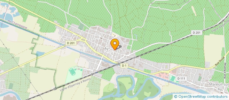 localisation de l'entreprise MONSIEUR LUCIEN BICHARD  AY-CHAMPAGNE