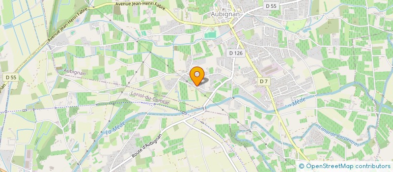 localisation de l'entreprise MONSIEUR LUCIEN BIEDERMANN  AUBIGNAN