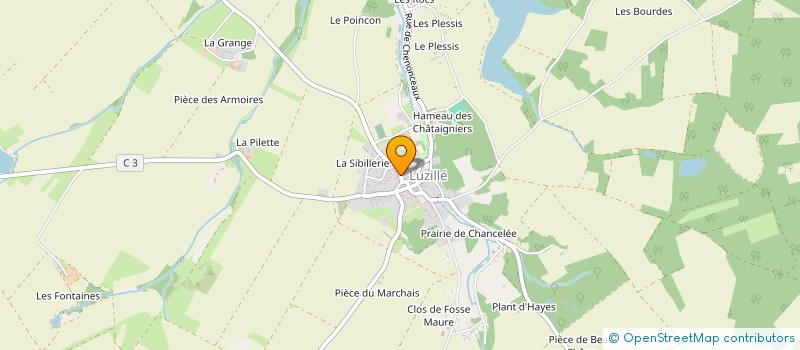 localisation de l'entreprise MONSIEUR LUCIEN BIGOT  LUZILLE