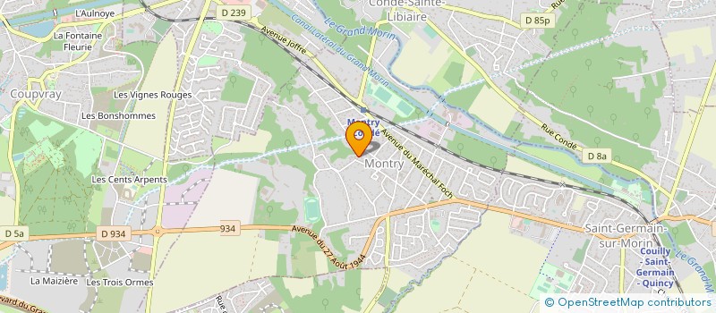 localisation de l'entreprise MONSIEUR LUCIEN BILLARD  MONTRY