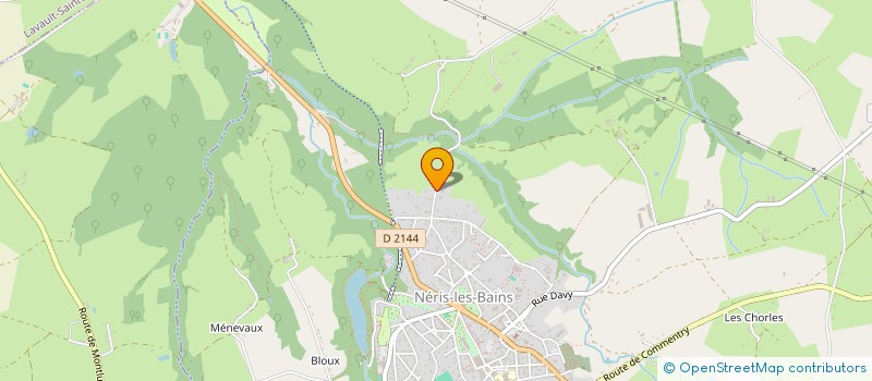 localisation de l'entreprise MONSIEUR LUCIEN BLIN  NERIS-LES-BAINS