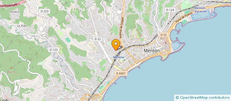 localisation de l'entreprise MONSIEUR LUCIEN BOBILLON à MENTON