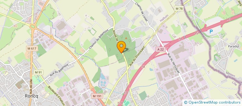 localisation de l'entreprise MONSIEUR LUCIEN BODEZ  HALLUIN