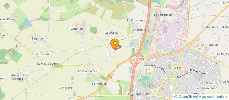 localisation de l'entreprise MONSIEUR LUCIEN BOSSE à BAIN-DE-BRETAGNE