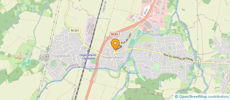 localisation de l'entreprise MONSIEUR LUCIEN BOSSUT  FEGERSHEIM