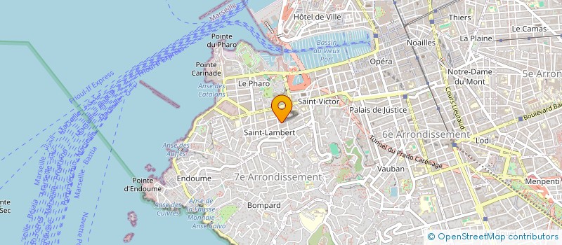 localisation de l'entreprise MONSIEUR LUCIEN BOUCHARA à MARSEILLE