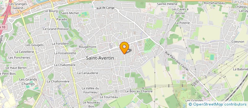 localisation de l'entreprise MONSIEUR LUCIEN BOUCHE  SAINT-AVERTIN