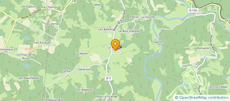 localisation de l'entreprise MONSIEUR LUCIEN BOUIX à LE CHAMBON-SUR-LIGNON