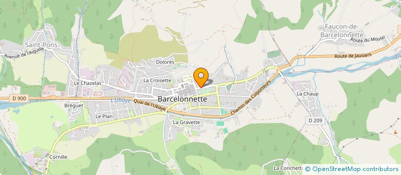localisation de l'entreprise MONSIEUR LUCIEN BOURCIER à BARCELONNETTE