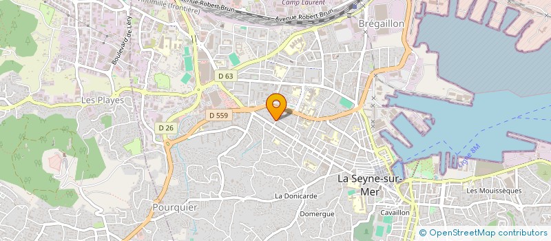 localisation de l'entreprise MONSIEUR LUCIEN BOURDON  LA SEYNE-SUR-MER