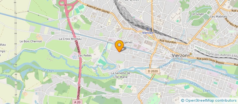 localisation de l'entreprise MONSIEUR LUCIEN BOUTRON  VIERZON