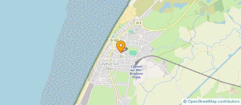 localisation de l'entreprise MONSIEUR LUCIEN BOUVILLE à CAYEUX-SUR-MER
