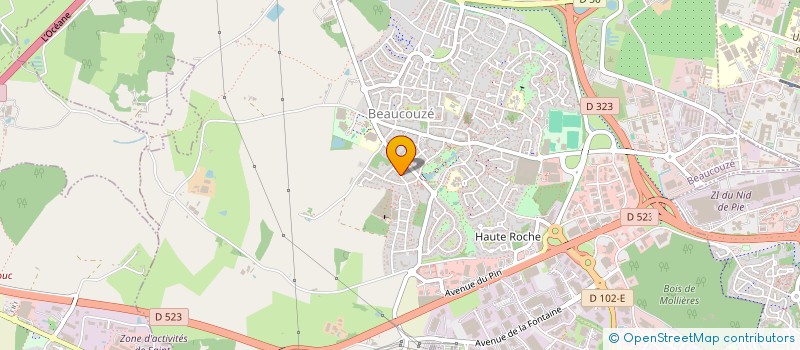 localisation de l'entreprise MONSIEUR LUCIEN BRETON  SAINT-LEGER-DE-LINIERES