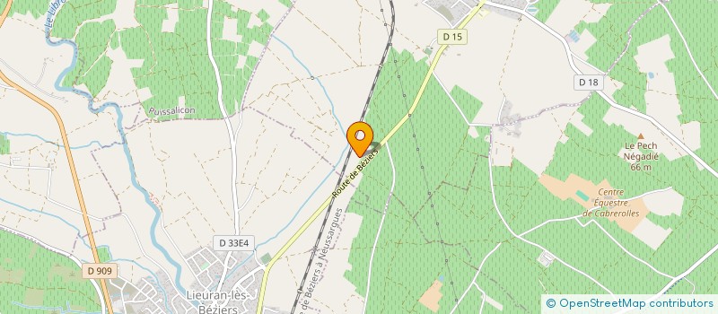 localisation de l'entreprise MONSIEUR LUCIEN BRYSSE  ESPONDEILHAN