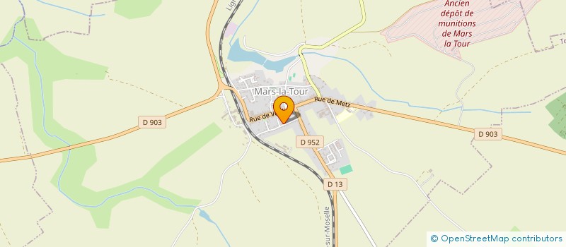localisation de l'entreprise MONSIEUR LUCIEN BURGER  MARS-LA-TOUR