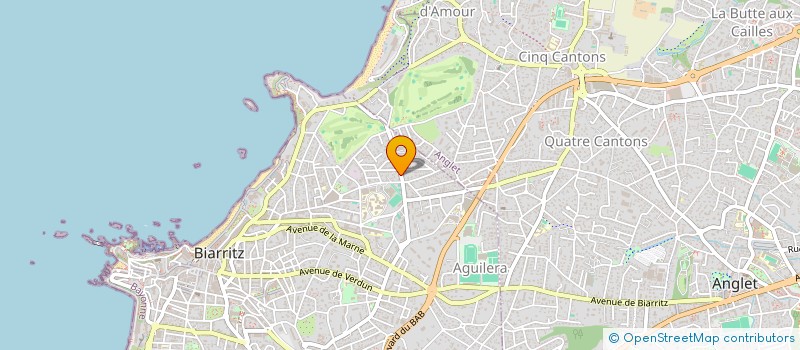 localisation de l'entreprise MONSIEUR LUCIEN CAHON à BIARRITZ