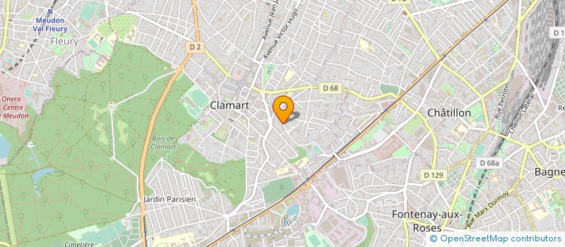 localisation de l'entreprise MONSIEUR LUCIEN CALIXTE à CLAMART