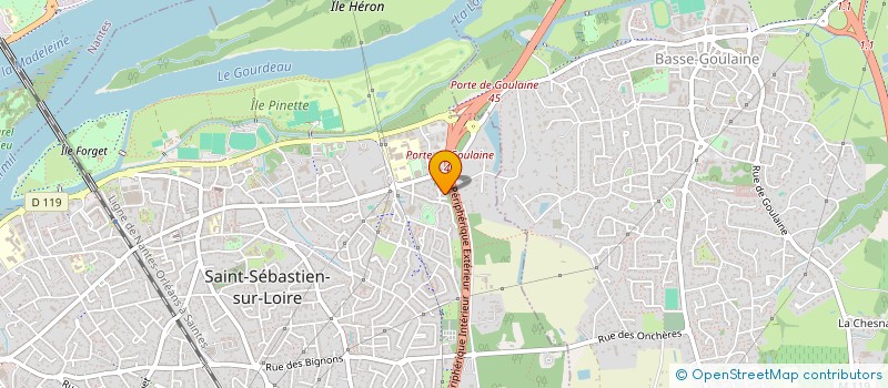 localisation de l'entreprise MONSIEUR LUCIEN CALME  SAINT-SEBASTIEN-SUR-LOIRE