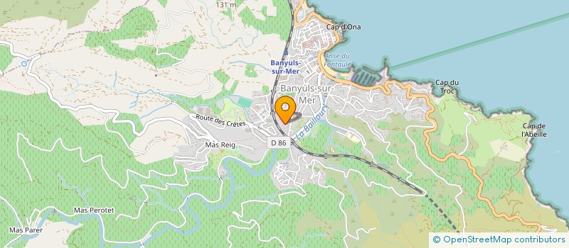 localisation de l'entreprise MONSIEUR LUCIEN CAPELL  BANYULS-SUR-MER