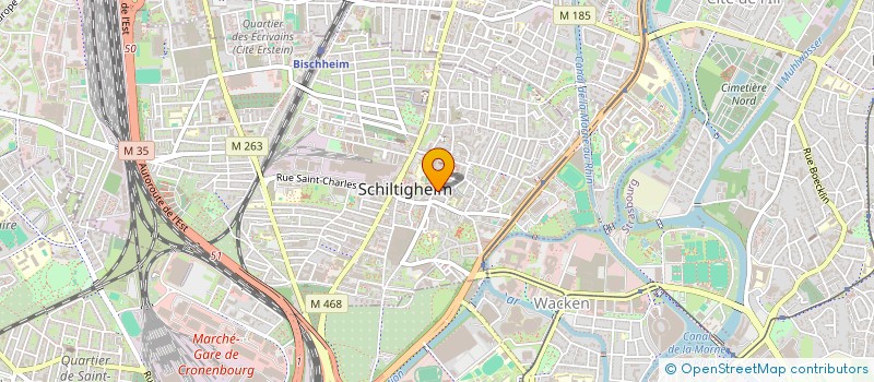 localisation de l'entreprise MONSIEUR LUCIEN CASSANO à SCHILTIGHEIM