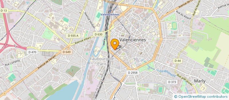 localisation de l'entreprise MONSIEUR LUCIEN CEZARD à VALENCIENNES