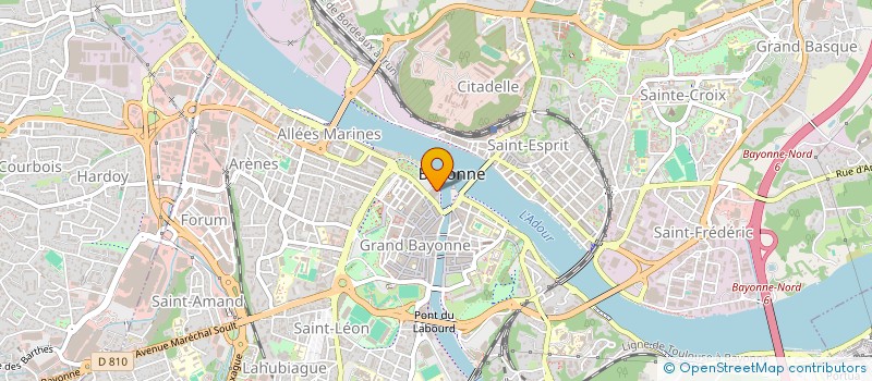 localisation de l'entreprise MONSIEUR LUCIEN CHARDELA à BAYONNE