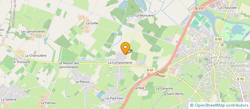 localisation de l'entreprise MONSIEUR LUCIEN CHARRIER à SAINT-PHILBERT-DE-GRAND-LIEU