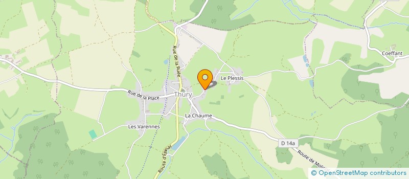 localisation de l'entreprise MONSIEUR LUCIEN CHARY à THURY