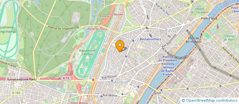 localisation de l'entreprise MONSIEUR LUCIEN CHAUDRON  PARIS