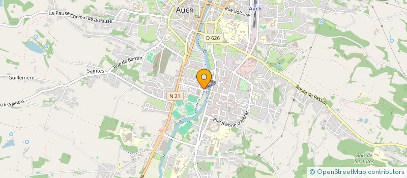 localisation de l'entreprise MONSIEUR LUCIEN CHAZETTE à AUCH