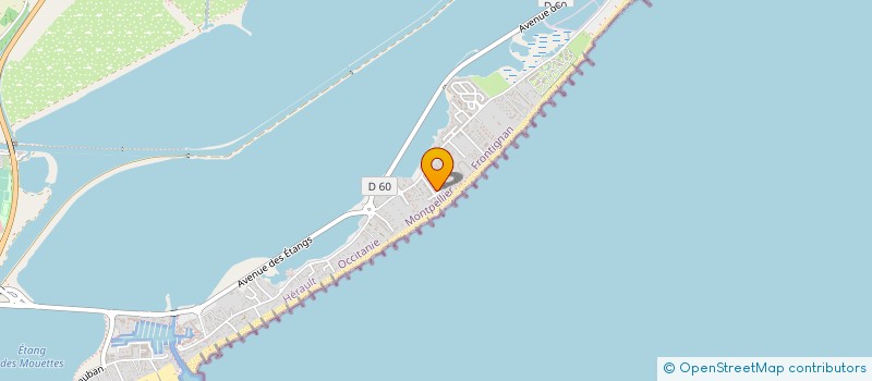 localisation de l'entreprise MONSIEUR LUCIEN CHENEBIER à FRONTIGNAN